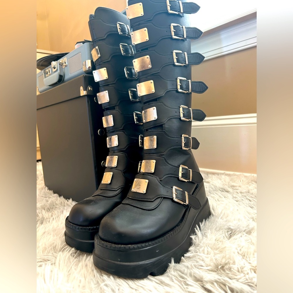 Black Platform Boots